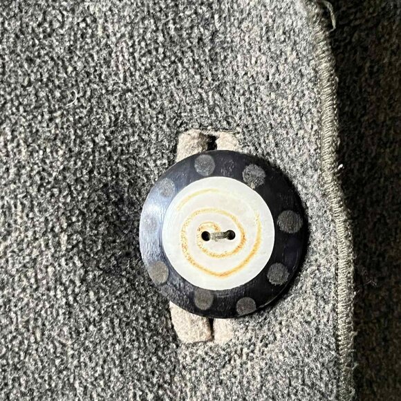 Janska Polartec Fleece Jacket Cardigan USA Made size Small Olive Green - Picture 9 of 9